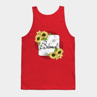 Blessed - Sunflowers Tank Top